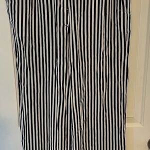 Torrid Black and White Striped Pants